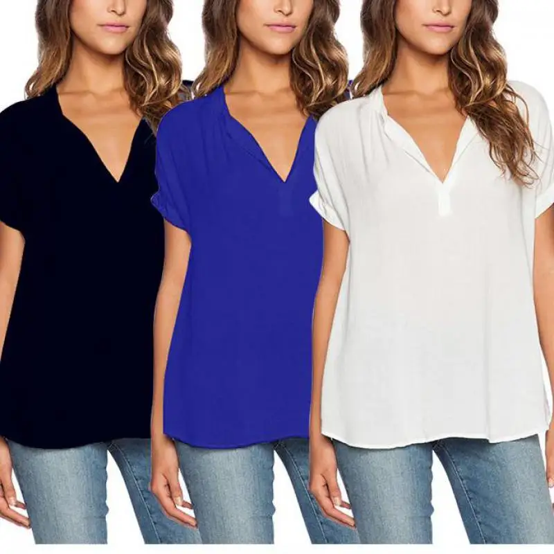 Модная женская блузка в западном стиле с v образным вырезом повседневные блузы 2016