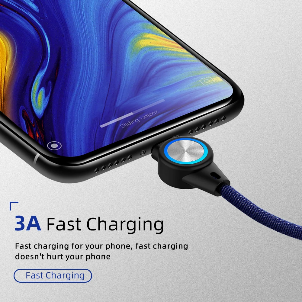 Robotsky 3A USB C Micro USB кабель для быстрой зарядки для huawei samsung Xiaomi Android мобильного телефона USBC MicroUSB пружинная Дата линия