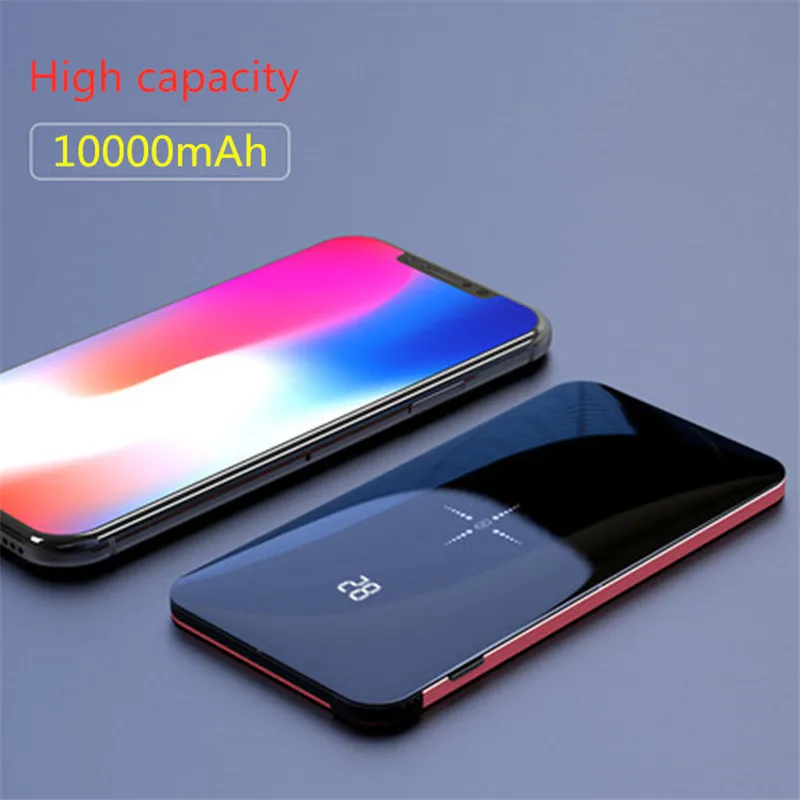 Настоящее 10000 мАч ЖК цифровой дисплей Зарядка сокровище для huawei/Xiaomi банк питания