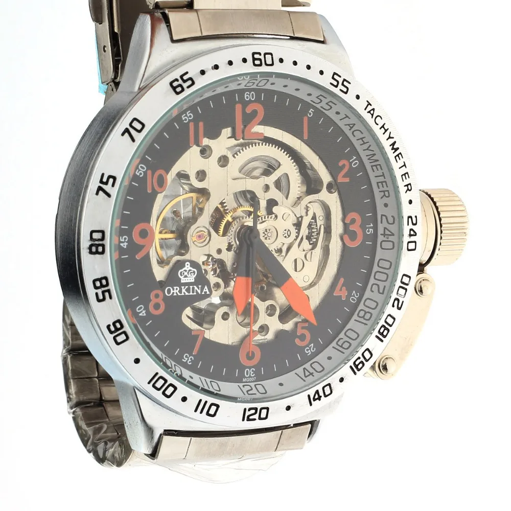 Brand Dress Watches For Men Russia New Big Size Tourbillion Automatic Self Winding Stainless Steel kinetic Fashion Hour | Наручные часы