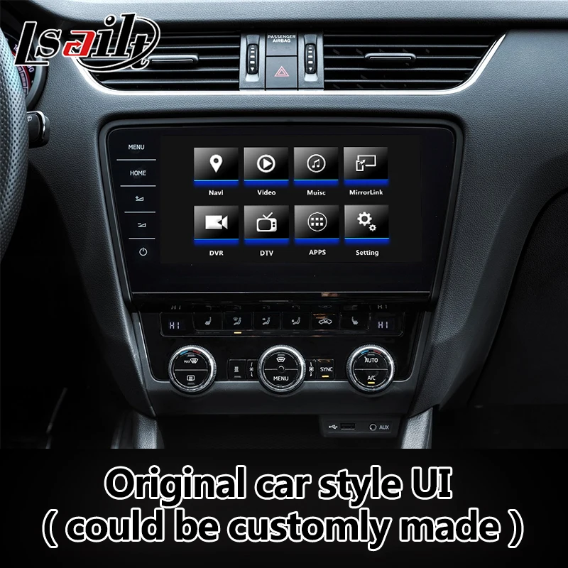 Интерфейс Android / carplay для Skoda Octavia Superb 6 5 8 9 2 дюймов discover pro MIB MQB видеоинтерфейс GPS