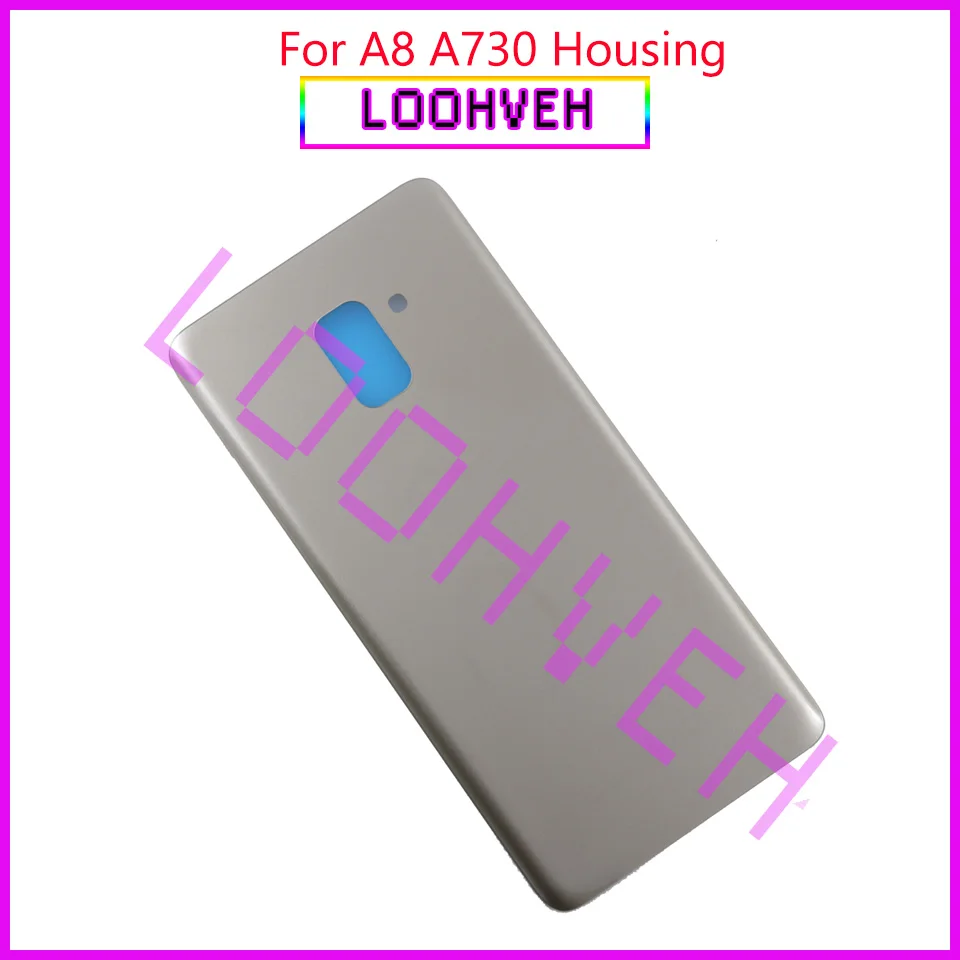 Новинка для samsung Galaxy A8 A8 Plus A530 A530F A730 A730F задняя крышка Крышка батарейного отсека Корпус чехол запчасти
