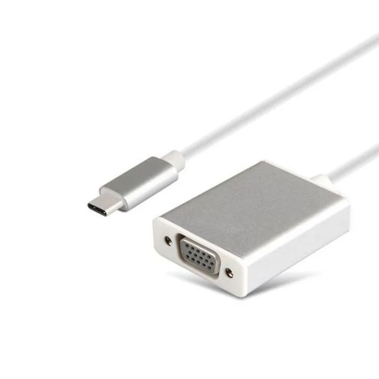 TYPE C к VGA адаптер USB 3 1 женскому кабель для нового Macbook 12 дюймов Chromebook Pixel
