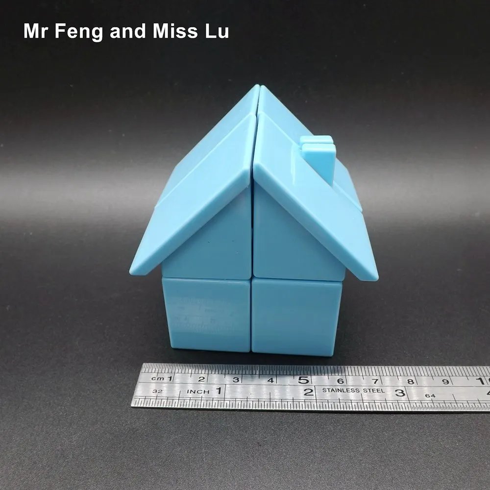 Синий дом магический куб головоломка новинка гаджет ранняя голова начинает