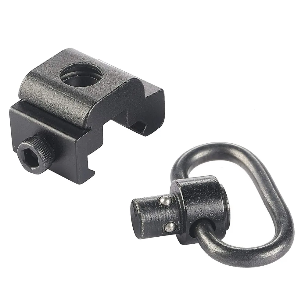 Крепление для прицела UniqueFire Quick Release отсоединяющийся Слинг поворотный тактический военный петля с 20 мм Рельсом Пикатинни для