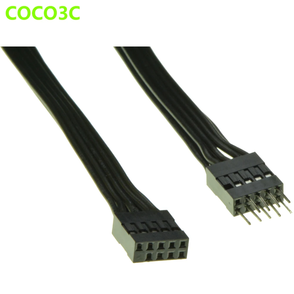 

Computer Motherboard 9pin USB Extension Cable PC 9P USB Male header to Female port data Cable M/F