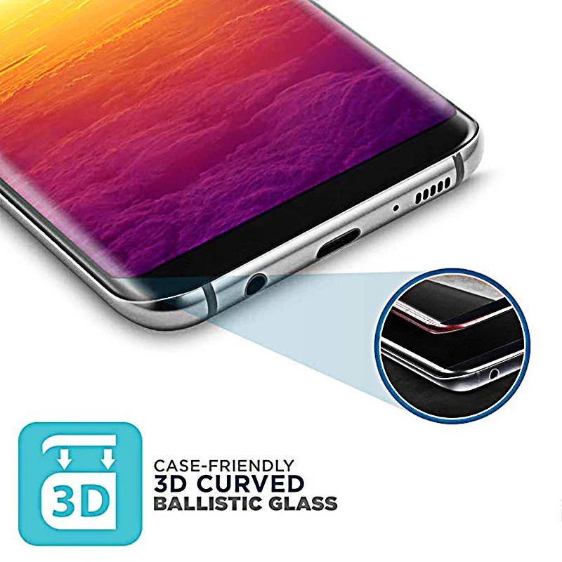 3D Защитное стекло для samsung galaxy s9 plus glas s8 9 s s9plus S 8 Защитная пленка экрана s8plus