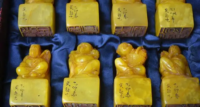 10 &quotКитайский Натуральный Камень Shoushan миф Восемь Бессмертных печать штамп с