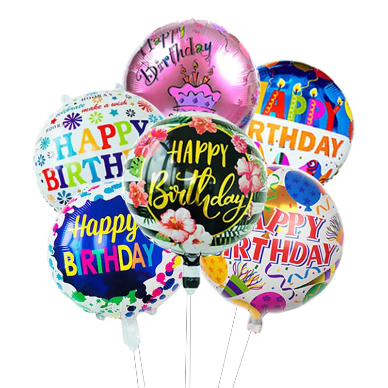 10 шт Globos украшения для дня рождения детей и взрослых гелиевые шары с днем