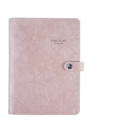 A5 Pink A5, мягкая обложка, спиральное кольцо, записная книжка-планировщик, A6, школьный график, кожа,, планировщик, журнал органайзера, Bullet Journal - Цвет: A5 Pink