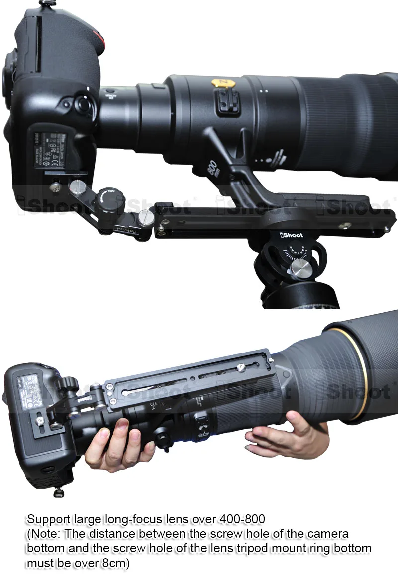 Телефото зум-объектив кронштейн длинный-Фокус объектив держатель + 22 см камера