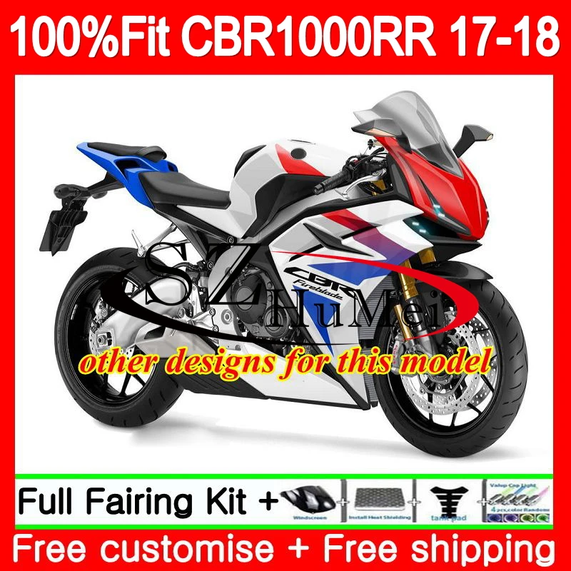 Комплект впрыска + бак для HONDA CBR 1000 RR CBR1000RR 17 18 107SH.2 1000RR Красный Серый Новый CBR1000 2017