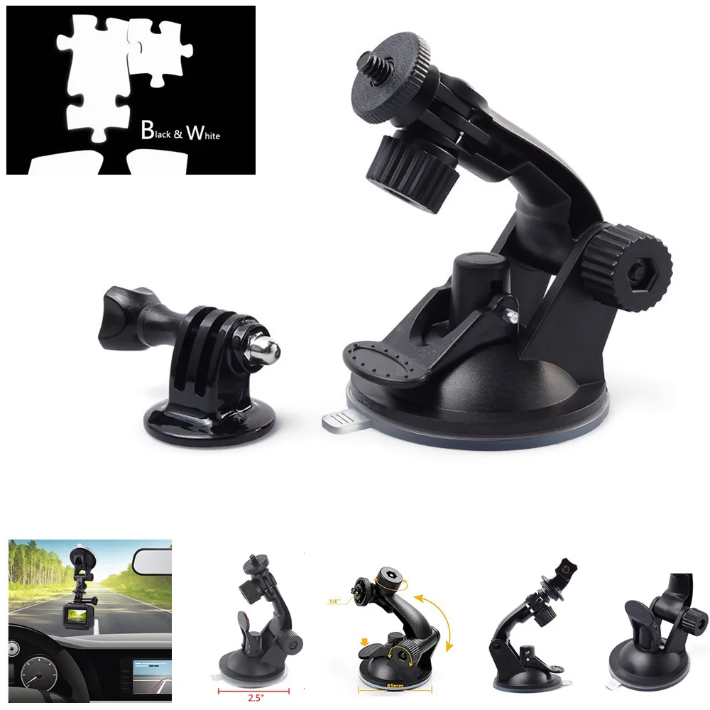 Автомобильный держатель на присоске для экшн камеры GoPRO GOXTREME SOOCOO EKEN Wimius DBPOWER APEMAN