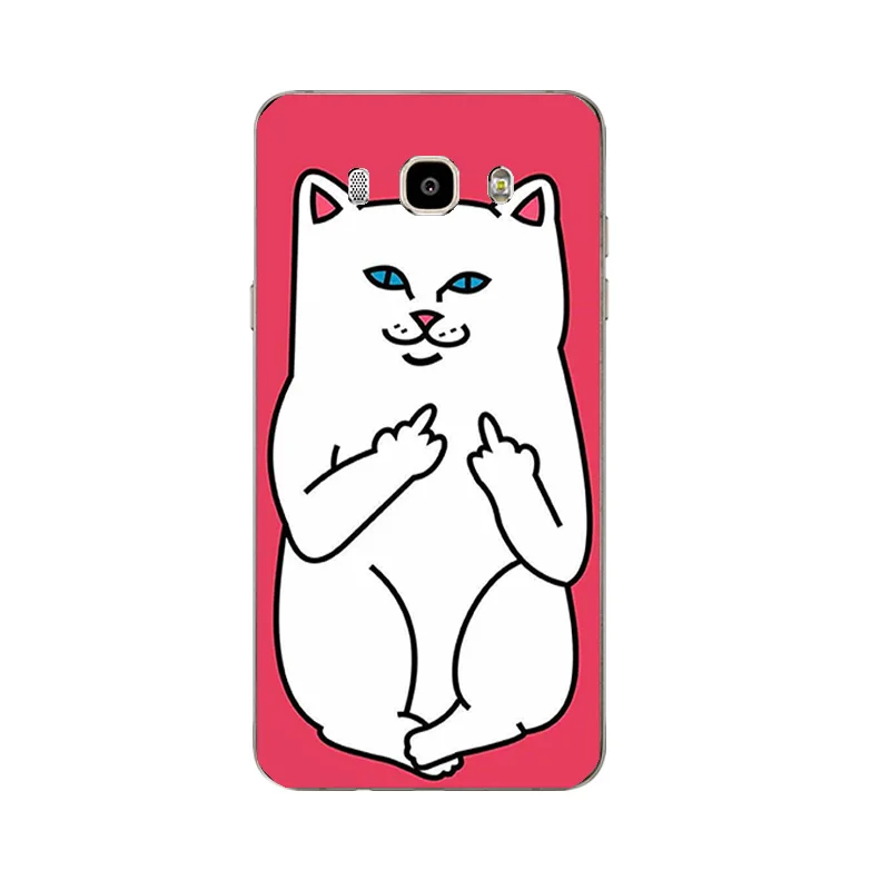 Сделай Сам для Samsung Galaxy J7 2015/2016/2017 чехол J700/J710 J730 S4 S5 Мягкий ТПУ с принтом кошки |