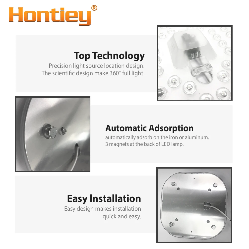 Светодиодный модуль Hontiey 220 В 12 Вт 18 24 SMD2835 Светодиодная панель для
