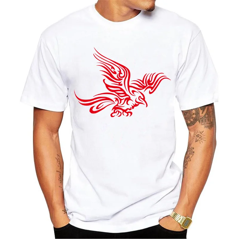 Абстрактный Орел Дизайн Для мужчин футболка с коротким рукавом Мужская