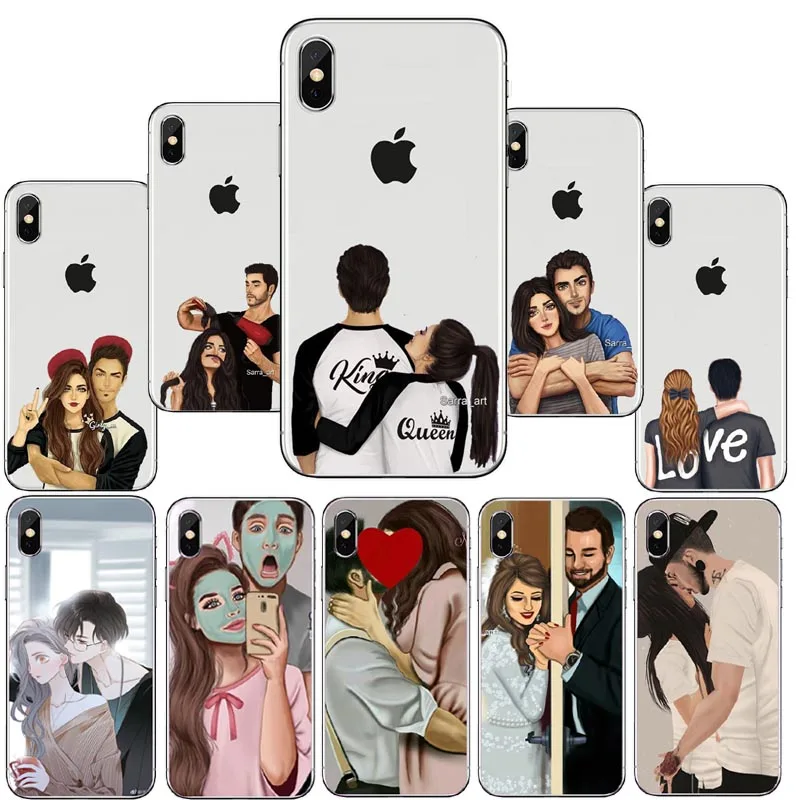 Мягкий силиконовый чехол из ТПУ для телефона best friend forever lovers iPhone X 8 7 6 6S Plus 5S 5C SE XS