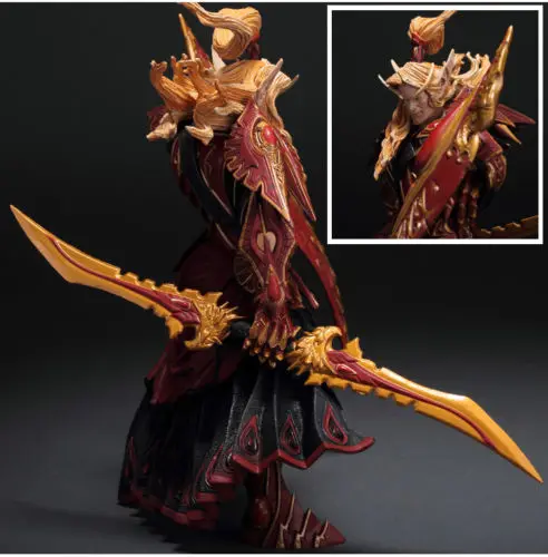 WOW WORLD Эльф крови Паладин QUIN'THALAN SUNFIRE комиксов фигурку игрушки из аниме