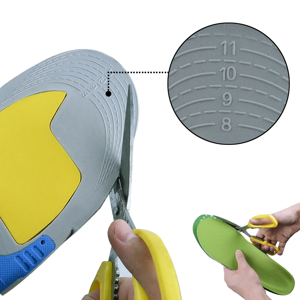 EVA Гелевые Стельки спортивные беговые стельки массирующие вкладыши для обуви