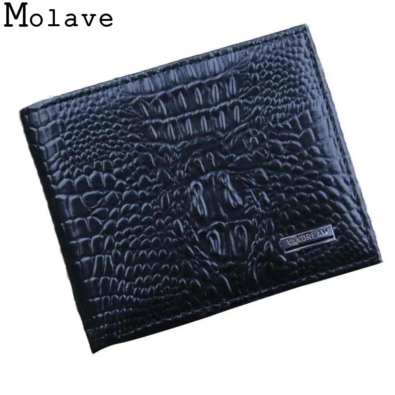 Мода 2017 г. горячие мужчины складной деловой кожаный бумажник ID Держатели для
