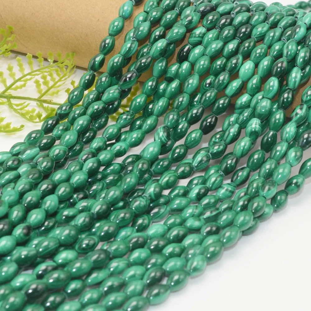 Бусины Из Натурального Малахита 5x8 мм/6x9 мм|beads beads|beads loosebeads natural |