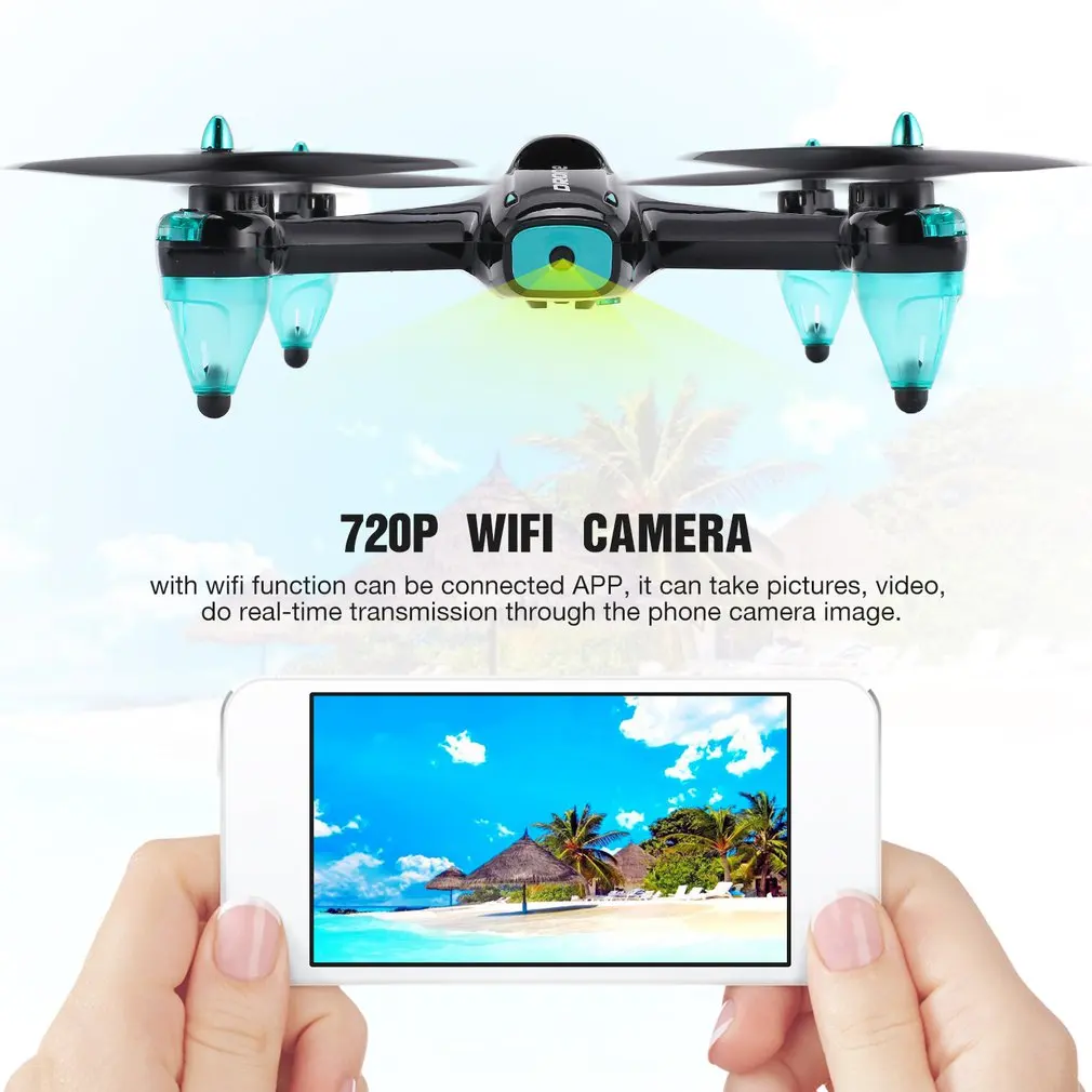 2 4G RC селфи Дрон FPV Квадрокоптер с 720P/30W HD камерой в режиме реального времени