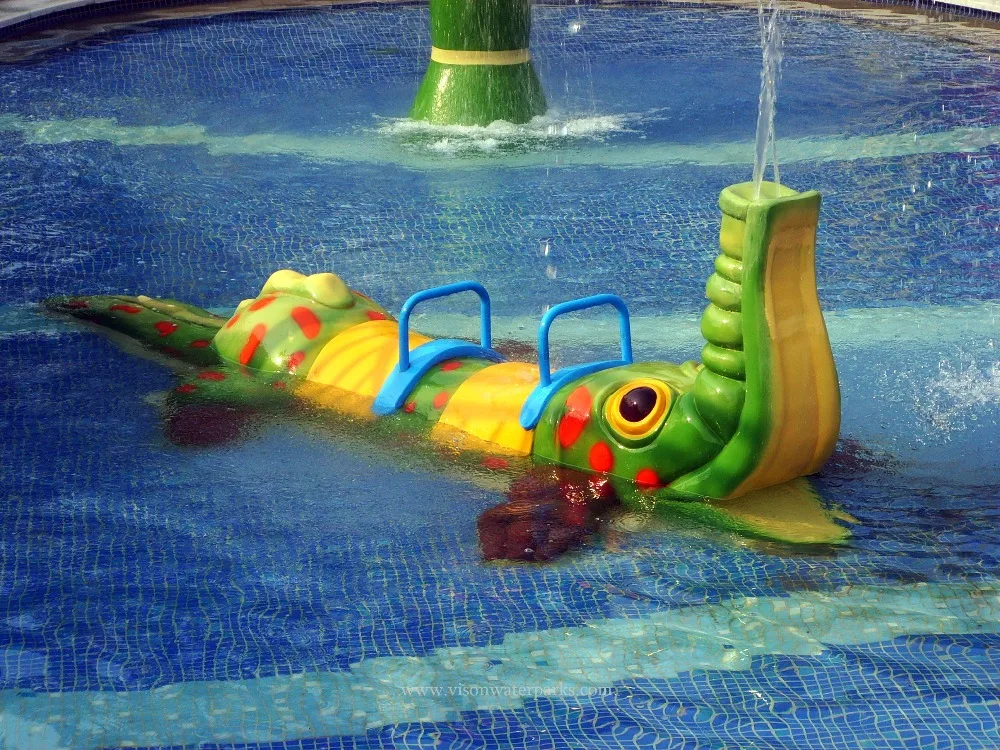 Оборудование для аквапарка стекловолокно vks019 крокодил спрей воды|Шлепанцы| |