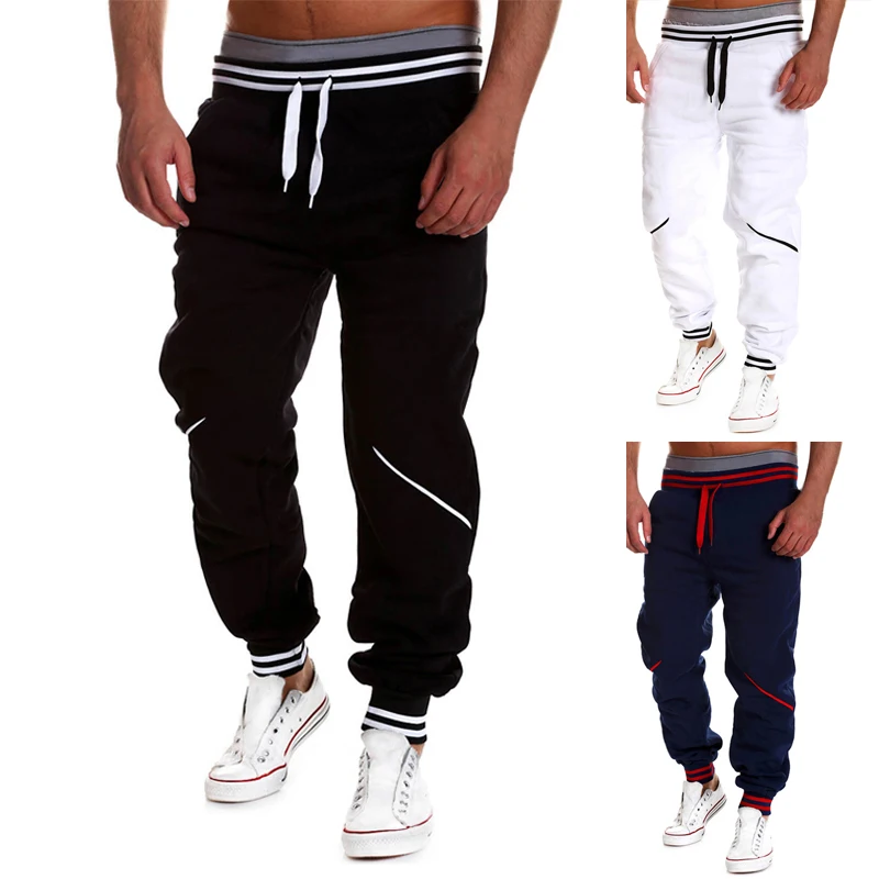 2017 Горячие мужские джоггеры спортивная одежда повседневные свободные длинные