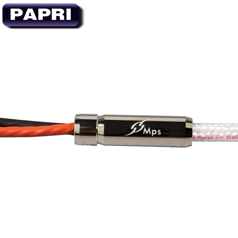 PAPRI MPS M-8 SP Audio Cable 99.9997% OFC Wire 24K позолоченный разъем Банановый штекер для динамика