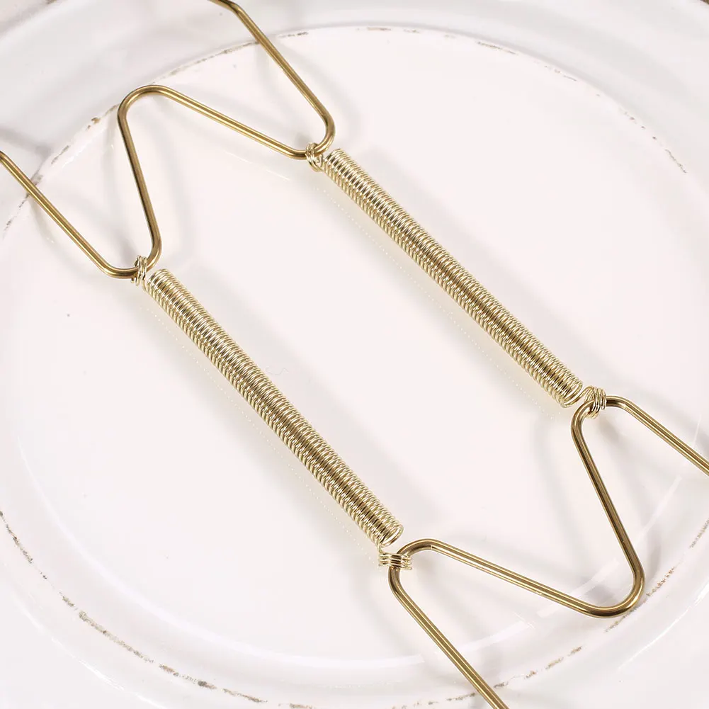 Золотистый металлический держатель для проволоки подвесная настенная вешалка с