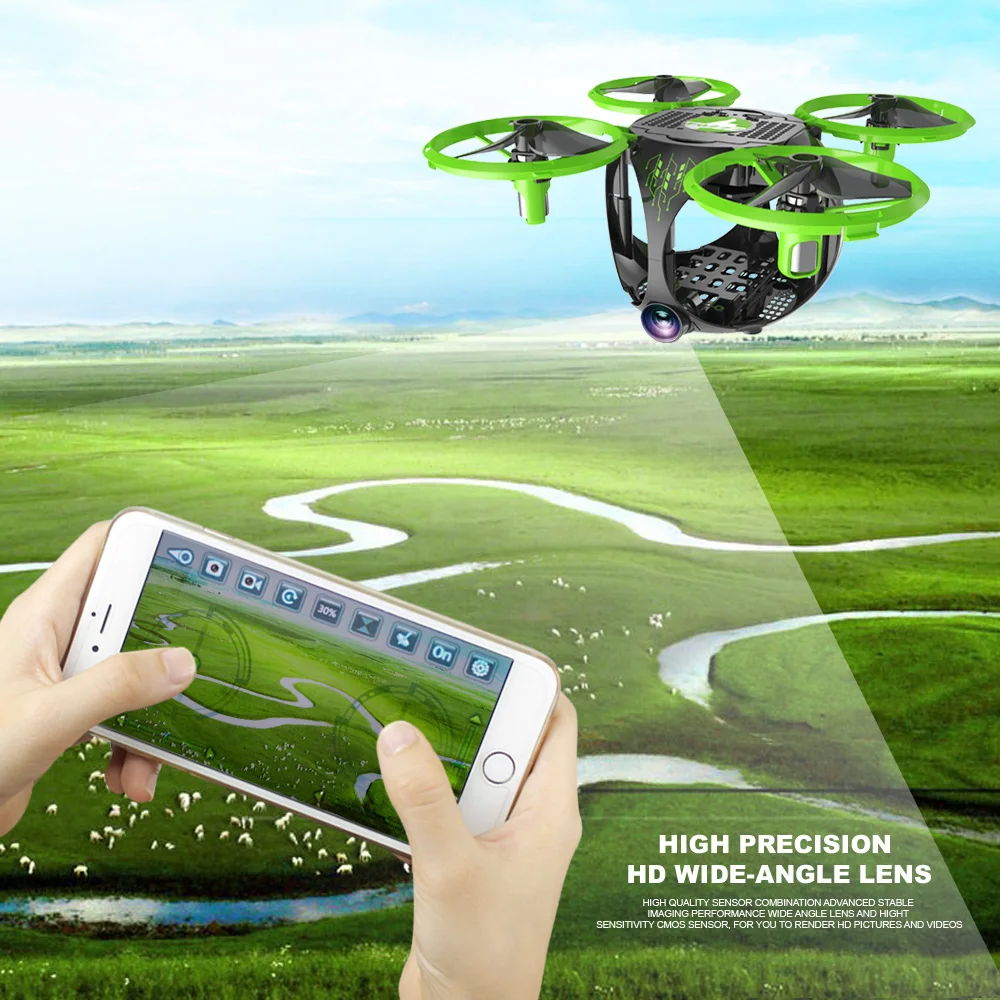 2018 Новый FQ26 Miracle 3D Складной WiFi FPV RC вертолет HD камера g сенсор Безголовый режим Дрон