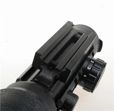 Тактический прицел 2x42 мм в красный зеленый горошек с 20 Вивер/пика Три винтовки