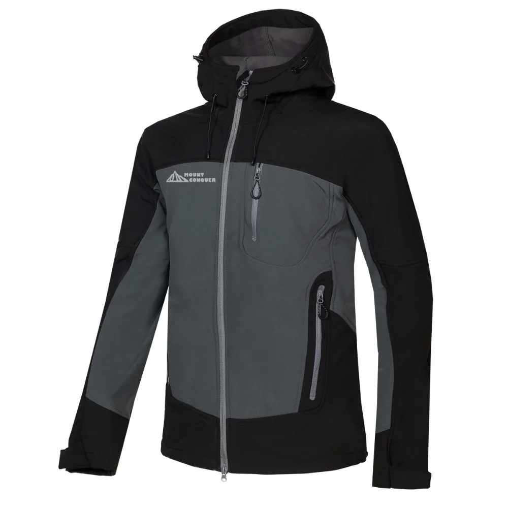 Мужская Флисовая Куртка с флисовой подкладкой и защитой от ветра 2019|hiking jackets|men