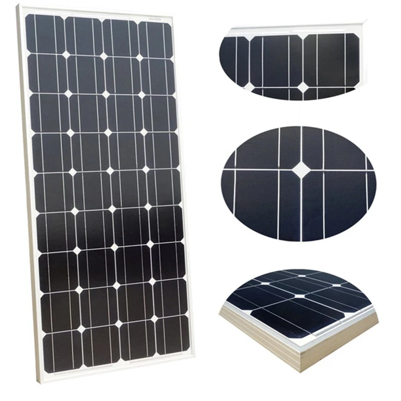 Монокристаллическая солнечная панель 100 Вт комплект солнечных панелей с