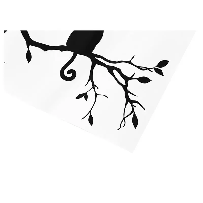 Новый дизайн кошка на длинной ветке дерева DIY виниловые настенные наклейки в виде