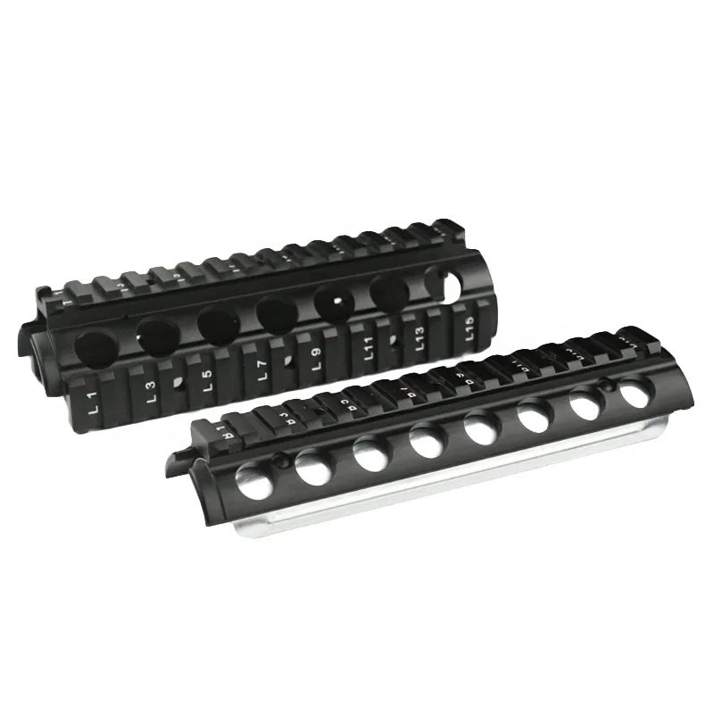 Новинка 6,6 дюймов RIS Handguard Пикатинни 20 мм рельсовая система крепления с 4 рельсами для M4/M16 страйкбол AEG