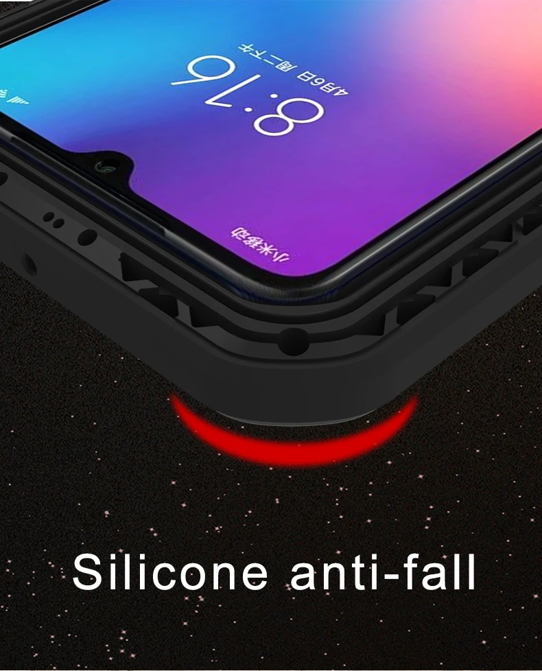 Чехол накладка для Xiaomi Mi 9 Explorer металлический алюминиевый ударопрочный|Бамперы| |