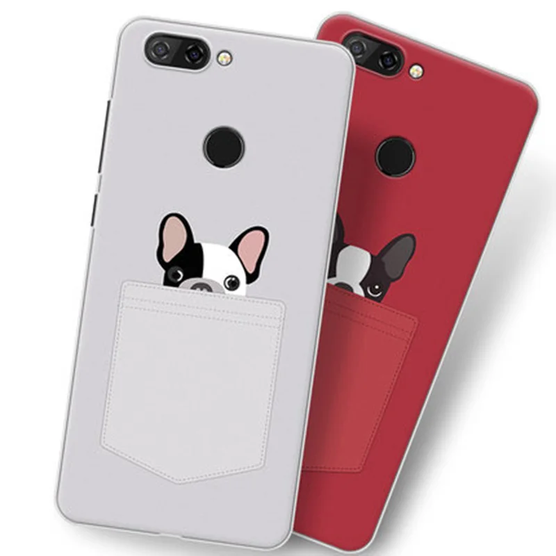 

2pcs 5.7inch For ZTE Blade V9 case Purecolor Cute Cartoon painted Soft shell For ZTE Blade V 9 case back cover cases