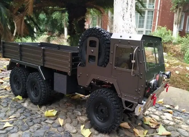 Новые Военные металлические 6X6 6 колеса 6WD грузовик 1/12 Масштаб RC рама и тело для кросс MC6A MC6B MC6C 6X6 гусеничный грузовик