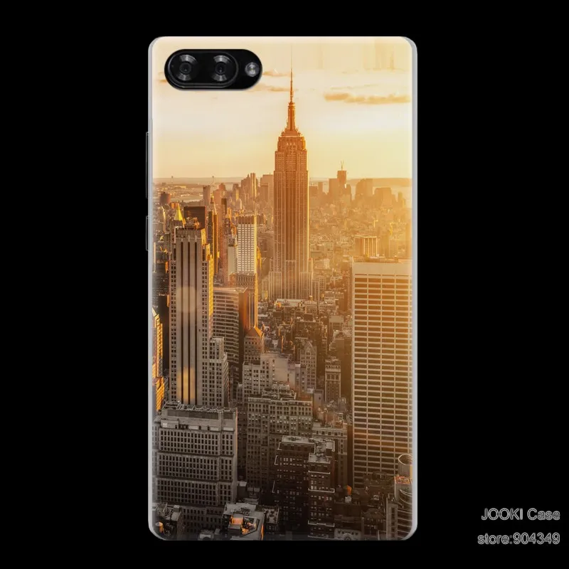 JOOKI чехол Bluboo S1 чехол пластиковый защитный чехол s для Fundas Bluboo S1 Чехлы Прозрачная Тонкая задняя крышка милый розовый узор - Цвет: 1 piece Case