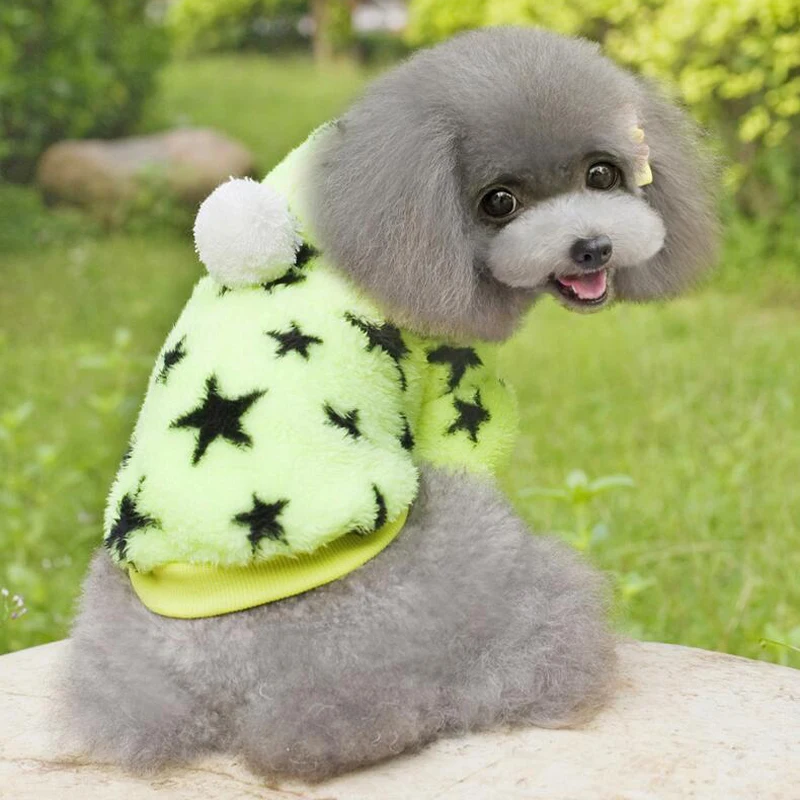 Осень зима теплые Pet Одежда с принтом в виде собак модный дизайн собаки из