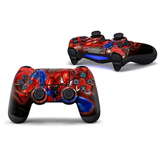 GOOYIYO-для sony PS4 наклейка PlayStation 4 кожа консоль контроллеры виниловая наклейка PS4 Человек-паук полная кожа - Цвет: TN07-0268