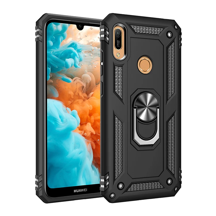 Защитный Мягкий противоударный чехол для huawei Y9 Y5 Y6 Y7 Prime P30 Pro P20 Honor 10 Lite 8A 8S 9X P Smart Z силиконовый бампер - Цвет: Black