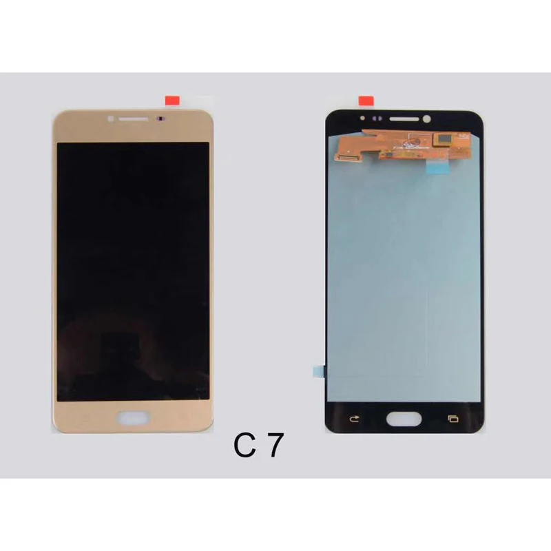 100% Super Amoled For Samsung Galaxy C7 C700 C7000 LCD Display +Touch Screen Digitizer Assembly free shipping