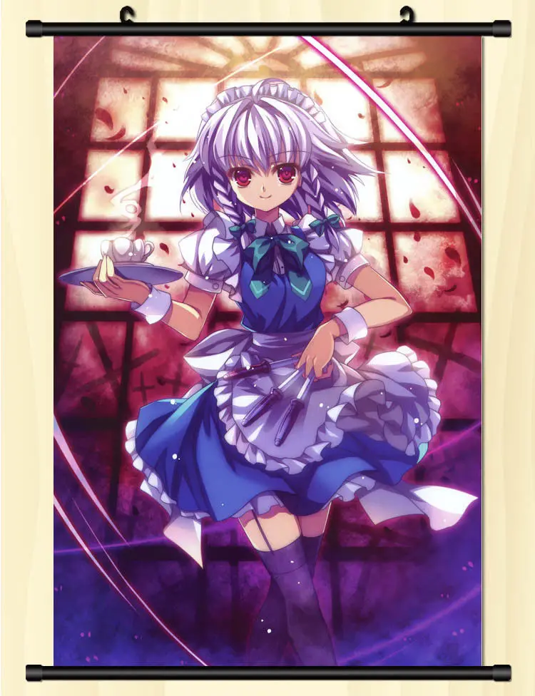 Аниме Touhou проект украшения дома настенный постер|Рисование и каллиграфия| |