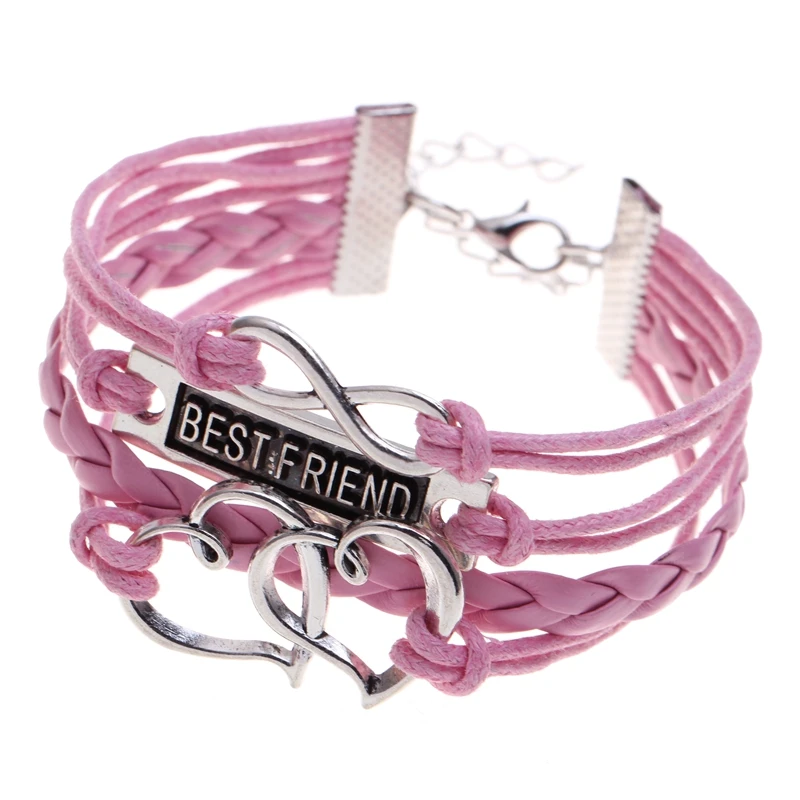 Хит продаж Lucky лучший друг кожаные браслеты браслет pulseira masculina новым якорным