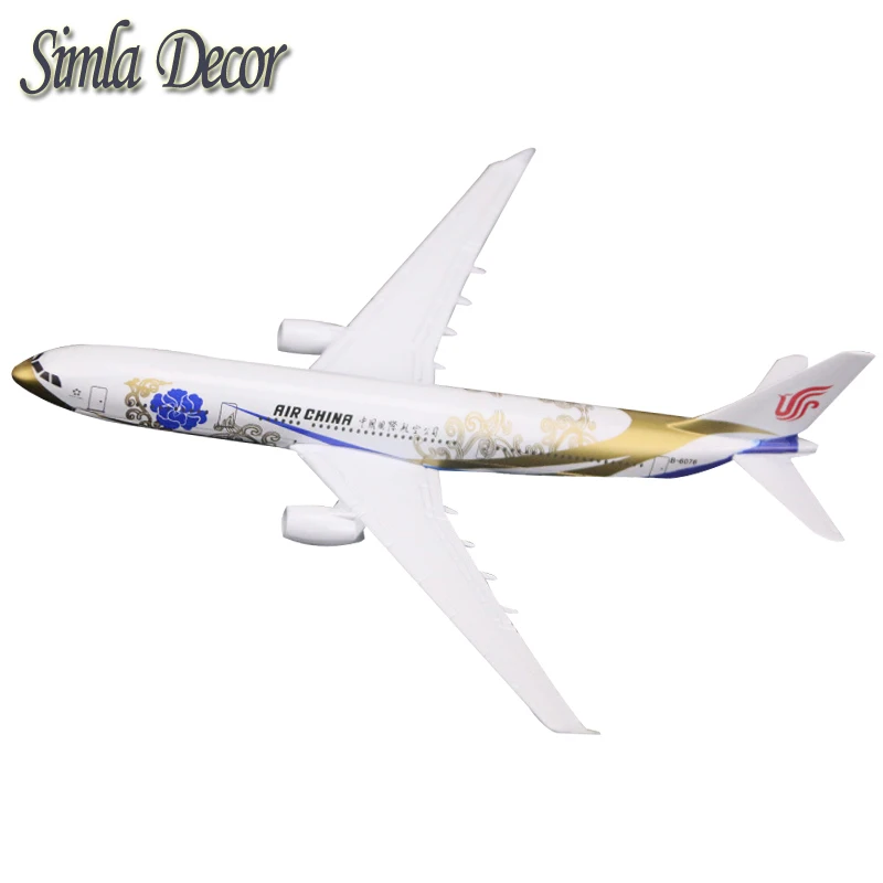 16 см Diecast металлические Air China A330 авиакомпаний модель самолета Аэробус Airways Стенд