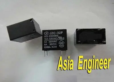 

10 шт. реле мощности SPST 5A 250VAC/30VDC