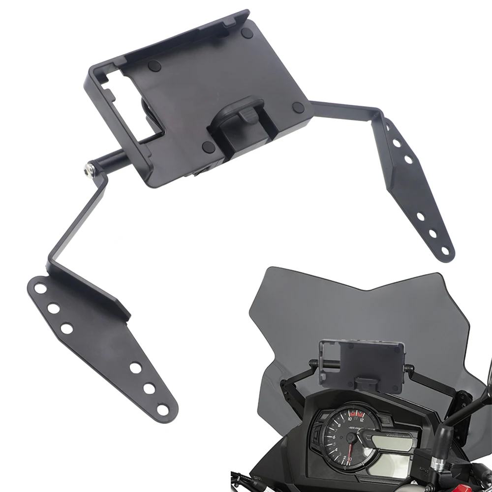 

Windscren Bracket Mount Smartphone GPS Holder For Suzuki DL 650 V-Strom vstrom 650 2017 2018 2019 2020