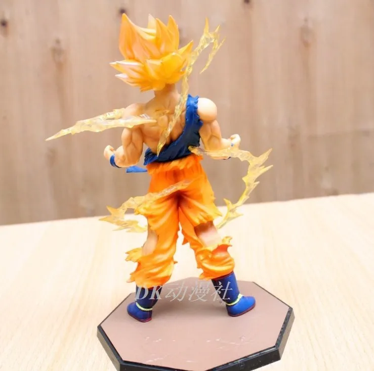 Горячая продажа аниме Dragon Ball Z Супер Саян Гоку Статуэтка Сон ПВХ фигурка Модель